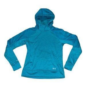 Under Armour Womens Pullover Hoodie Size Small Teal *Missing Size Tag